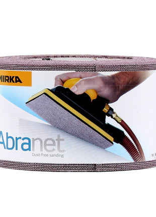 Mirka ABRANET 2x rouleau de papier de verre 75mm x 10m P180 rouleau de ponçage Velcro (2x 545BI001183R)