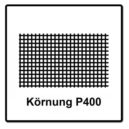 Mirka ABRANET 2x Schleifpapier Rolle 75mm x 10m P400 Schleifrolle Klett ( 2x 545BI001413R )