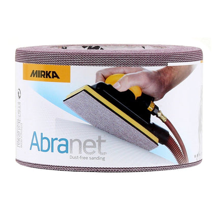 Mirka ABRANET 2x Schleifpapier Rolle 75mm x 10m P320 Schleifrolle Klett ( 2x 545BI001323R )