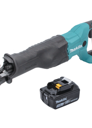 Makita DJR 186 T1 Akku Reciprosäge Säbelsäge 18 V + 1x Akku 5,0 Ah - ohne Ladegerät - Toolbrothers