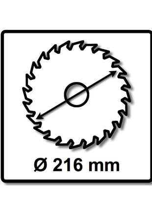 Bosch Kreissägeblatt Expert for Aluminium 216 x 30 x 2,6 mm 64Z ( 2608644110 )