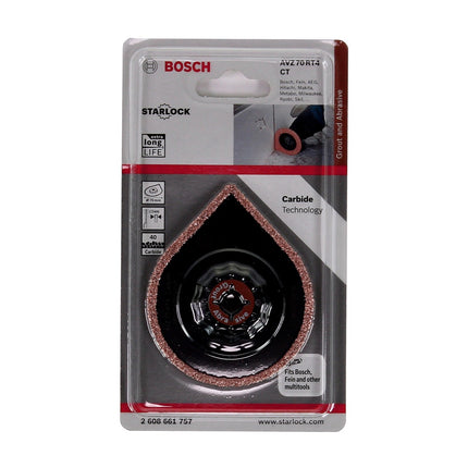 Bosch AVZ 70 RT4 Mörtelentferner 3 max Carbide-RIFF Starlock 70mm K40 VPI1 ( 2608661757 )