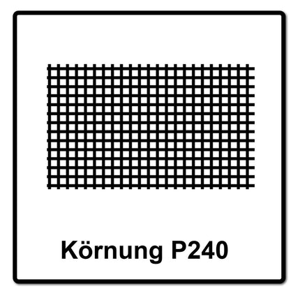Mirka Goldflex Soft 115x125mm P240 400Stk. ( 2x 2912707025 ) Handpad Rolle perforiert