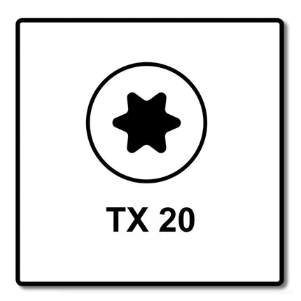 Fischer Power-Fast II FPF II Spanplattenschraube 4,0x15 mm 200 Stück ( 670233 ) Pan Head mit Torx Vollgewinde galvanisch verzinkt, blau passiviert