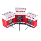 Fischer Power-Fast II FPF II Spanplattenschraube 4,5x30 mm 200 Stück ( 670330 ) Pan Head mit Torx Vollgewinde galvanisch verzinkt, blau passiviert