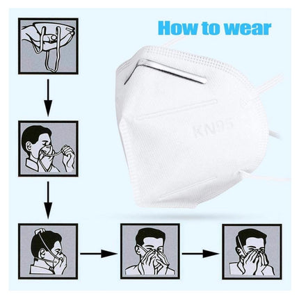 20x Mundschutz Atemschutz Maske KN95 95% Filterleistung FPP2 vergleichbar 4-lagig