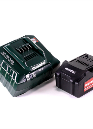 Metabo Basis Set 1x Li-Power Akkupack 18 V 4,0 Ah CAS Li-Ion Akku ( 625591000 ) + Ladegerät ASC 55 ( 627044000 )