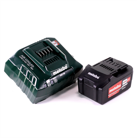 Zestaw podstawowy Metabo 1x akumulator Li-Power 18 V 4,0 Ah CAS Li-Ion ( 625591000 ) + ładowarka ASC 55 ( 627044000 )