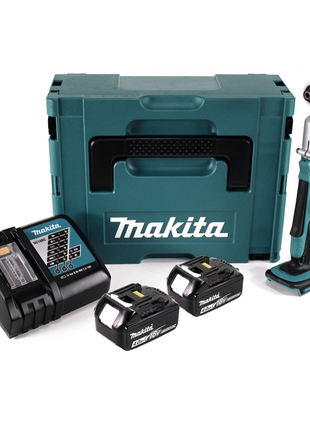 Makita DTL 061 RMJ Akku Winkelschlagschrauber 18V 1/4" 60Nm + 2x Akku 4,0Ah + Ladegerät + Makpac