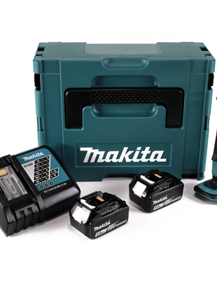 Makita DTL 061 RTJ Meuleuse à chocs angulaire sans fil 18V 1/4" 60Nm + 2x Batterie 5.0Ah + Chargeur + Makpac