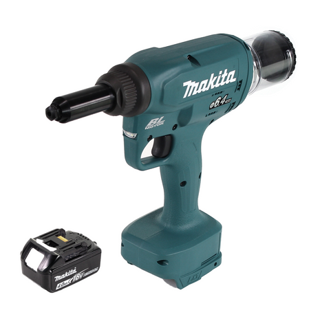 Makita DRV 250 M1 Remachadora a batería 18V 20kN sin escobillas + 1x batería 4.0Ah - sin cargador