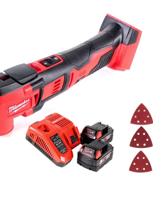 Herramienta multifuncional a batería Milwaukee M18 BMT-502C 18V (4933446203) + 2x batería 5.0Ah + cargador