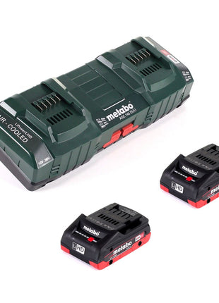 Metabo Basis Set mit 2x Akku LIHD 4,0Ah + ASC 145 DUO Doppelladegerät - Toolbrothers