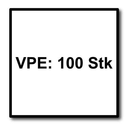 Meisterling Fassadenschrauben 4,8x38 mm 100 Stück ( 010020000221 ) 12 mm Flachkopf hellgrau mit Torx Teilgewinde V2A Edelstahl