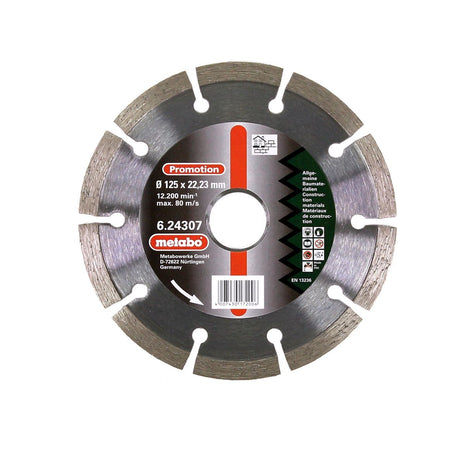 Metabo SP-U Diamanttrennscheibe Universal SP 125x22,23 mm ( 624307000 ) für Winkelschleifer