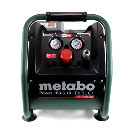 Metabo Power 160-5 18 LTX BL OF Kompresor akumulatorowy 18 V 8,0 bar Brushless Solo ( 601521850 ) - bez akumulatora, bez ładowarki
