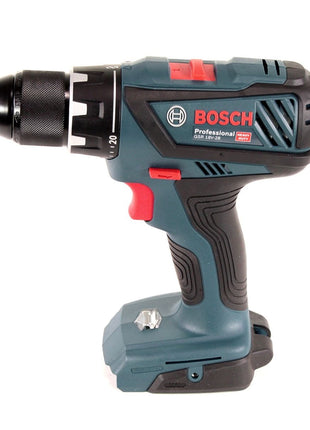 Bosch GSR 18V-28 Akku Bohrschrauber 18V 63Nm + 1x Akku 2,0Ah + 19tlg. Bohrer Set + 32 tlg. Bit Set + L-Boxx - ohne Ladegerät