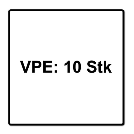 Metabo Schnellspannmutter M14 10 Stk. ( 630832000 ) für Winkelschleifer bis Ø 150mm