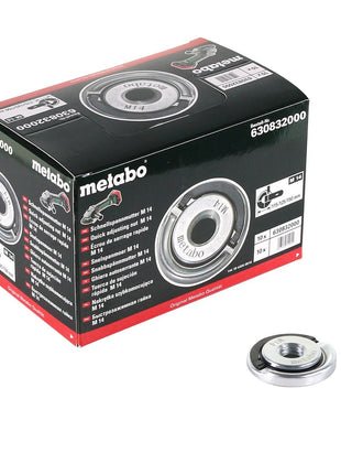 Tuerca de cambio rápido Metabo M14 10 piezas (630832000) para amoladoras angulares de hasta Ø 150 mm