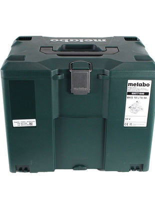 GRATIS 3 Jahre Full Service Rundum Schutz Metabo MKS 18 LTX 58 Akku Metall Handkreissäge 18V 165 mm + 2x Akku 5,5Ah + Ladegerät + MetaLoc