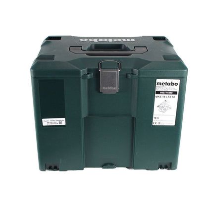 GRATIS 3 Jahre Full Service Rundum Schutz Metabo MKS 18 LTX 58 Akku Metall Handkreissäge 18V 165 mm + 2x Akku 5,5Ah + Ladegerät + MetaLoc