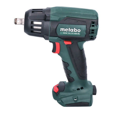 Metabo SSW 18 LTX 400 BL akumulatorowy klucz udarowy 18 V 400 Nm 1/2" bezszczotkowy + 1x akumulator 4,0 Ah + metaBOX - bez ładowarki