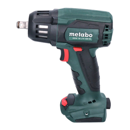 Metabo SSW 18 LTX 400 BL akumulatorowy klucz udarowy 18 V 400 Nm 1/2" bezszczotkowy + 1x akumulator 4,0 Ah + ładowarka + metaBOX