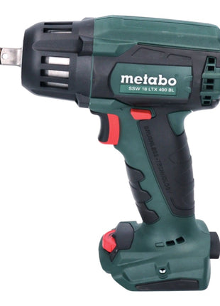 Metabo SSW 18 LTX 400 BL akumulatorowy klucz udarowy 18 V 400 Nm 1/2" bezszczotkowy + 1x akumulator 4,0 Ah + metaBOX - bez ładowarki