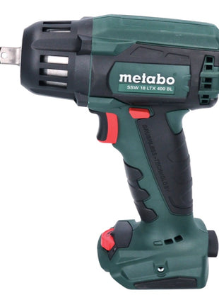 Metabo SSW 18 LTX 400 BL Akku Schlagschrauber 18 V 400 Nm 1/2" Brushless + 1x Akku 8,0 Ah + metaBOX - ohne Ladegerät