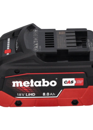 Metabo SSW 18 LTX 400 BL akumulatorowy klucz udarowy 18 V 400 Nm 1/2" bezszczotkowy + 1x akumulator 8,0 Ah + metaBOX - bez ładowarki