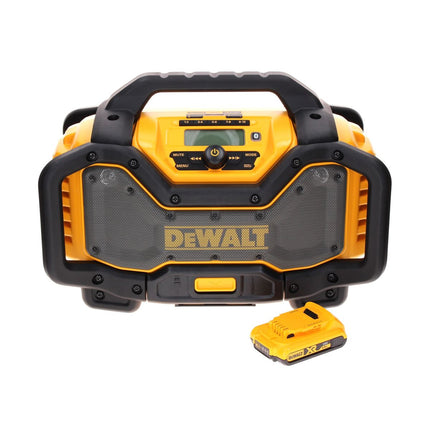 Radio bezprzewodowe DeWalt DCR 027 N DAB+ 10,8-18,0 V + 1x akumulator 2,0 Ah - bez ładowarki
