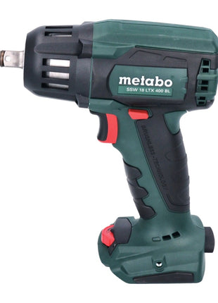 Metabo SSW 18 LTX 400 BL akumulatorowy klucz udarowy 18 V 400 Nm 1/2" bezszczotkowy + 2x akumulator 8,0 Ah + ładowarka + metaBOX