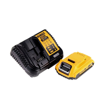 Bezprzewodowe radio DeWalt DCR 027 D1 DAB+ 10,8-18,0 V + 1x akumulator 2,0 Ah + ładowarka