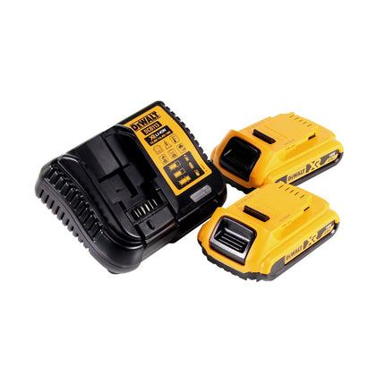 Bezprzewodowe radio DeWalt DCR 027 D2 DAB+ 10,8-18,0 V + 2x akumulator 2,0 Ah + ładowarka