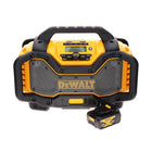 Radio bezprzewodowe DeWalt DCR 027 N DAB+ 10,8-18,0 V + 1x akumulator 4,0 Ah - bez ładowarki