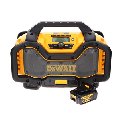 Radio bezprzewodowe DeWalt DCR 027 N DAB+ 10,8-18,0 V + 1x akumulator 4,0 Ah - bez ładowarki