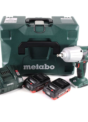 Metabo SSW 18 LTX 600 Akku Schlagschrauber 18 V 600 Nm 1/2" + 2x LiHD Akku 4,0 Ah + Ladegerät + MetaLoc