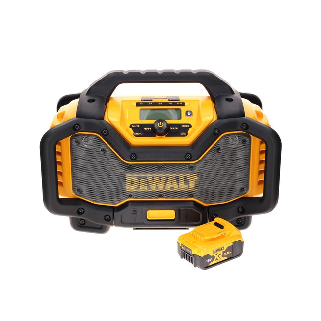 DeWalt DCR 027 N radio bezprzewodowe DAB+10,8-18,0 V + 1x akumulator 5,0 Ah - bez ładowarki