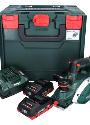 Metabo HO 18 LTX 20-82 Akku Hobel 18 V 82 mm + 2x Akku 4,0 Ah + Ladegerät + metaBOX - Toolbrothers