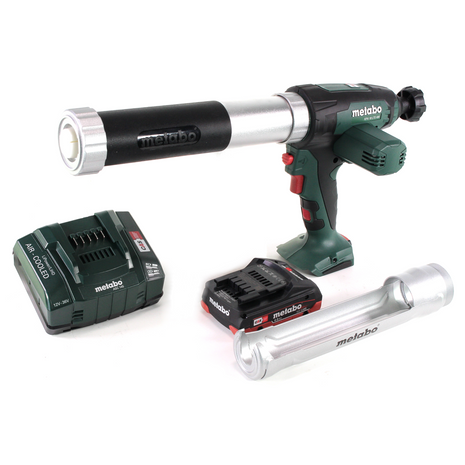 Metabo KPA 18 LTX 400 Akku Kartuschenpistole 18 V + 1x LiHD 4,0 Ah Akkupack + Ladegerät