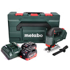 Metabo STAB 18 LTX 100 Scie sauteuse sans fil 18V + 2x Batteries 8,0Ah + Chargeur + Coffret MetaBOX