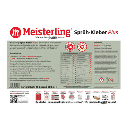 Meisterling Sprüh-Kleber Plus 500 ml ( 006050000020 )