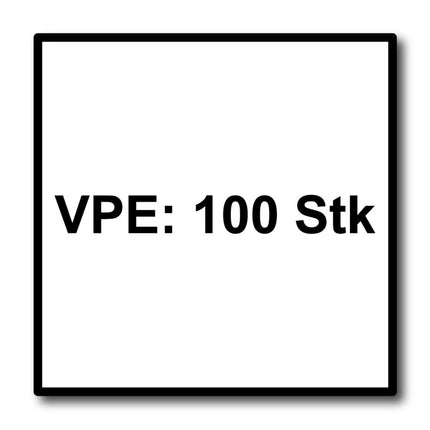 Meisterling Fassadenschrauben 5,5x25 mm 100 Stück ( 010030000011 ) 12 mm Flachkopf anthrazit mit Torx Teilgewinde V4A Edelstahl