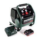 Kompresor akumulatorowy Metabo Power 160-5 18 LTX BL OF 18 V 8,0 bar bezszczotkowy + 1x akumulator LiHD 4,0 Ah + ładowarka