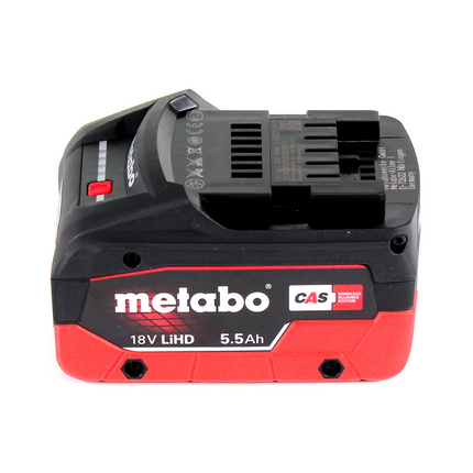 Metabo Power 160-5 18 LTX BL OF Kompresor akumulatorowy 18 V 8,0 bar bezszczotkowy + 1x akumulator LiHD 5,5 Ah - bez ładowarki