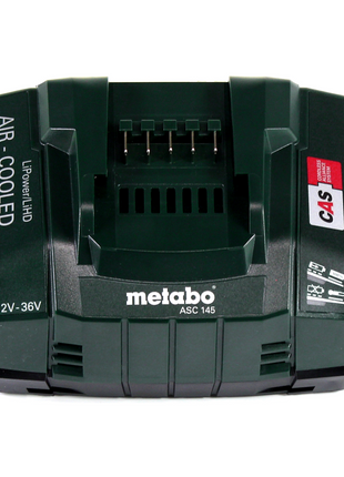 Metabo Power 160-5 18 LTX BL OF Akku Kompressor 18 V 8,0 bar Brushless + 1x LiHD Akkupack 5,5 Ah + Ladegerät