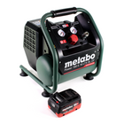 Metabo Power 160-5 18 LTX BL OF Kompresor akumulatorowy 18 V 8,0 bar bezszczotkowy + 1x akumulator LiHD 8,0 Ah - bez ładowarki