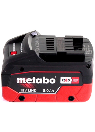 Metabo Power 160-5 18 LTX BL OF Kompresor akumulatorowy 18 V 8,0 bar bezszczotkowy + 1x akumulator LiHD 8,0 Ah - bez ładowarki