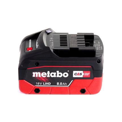Metabo Power 160-5 18 LTX BL OF Kompresor akumulatorowy 18 V 8,0 bar bezszczotkowy + 1x akumulator LiHD 8,0 Ah - bez ładowarki