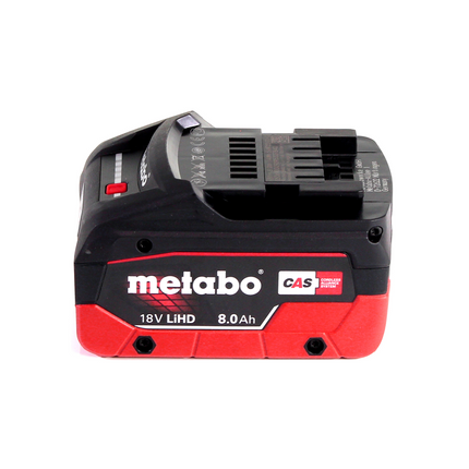 Metabo Power 160-5 18 LTX BL OF Kompresor akumulatorowy 18 V 8,0 bar bezszczotkowy + 1x akumulator LiHD 8,0 Ah + ładowarka